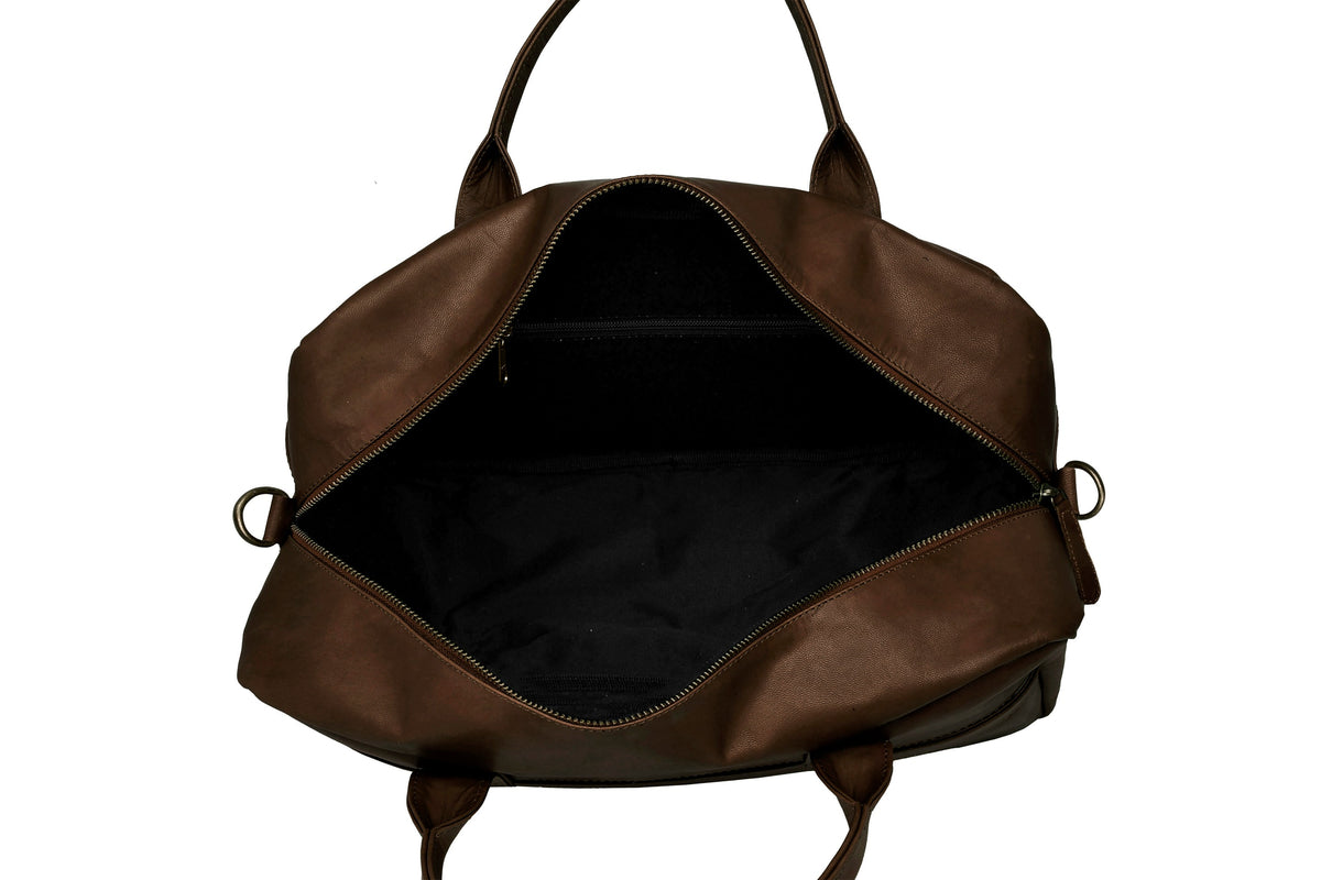 Sac week-end small Faust - Dark brown