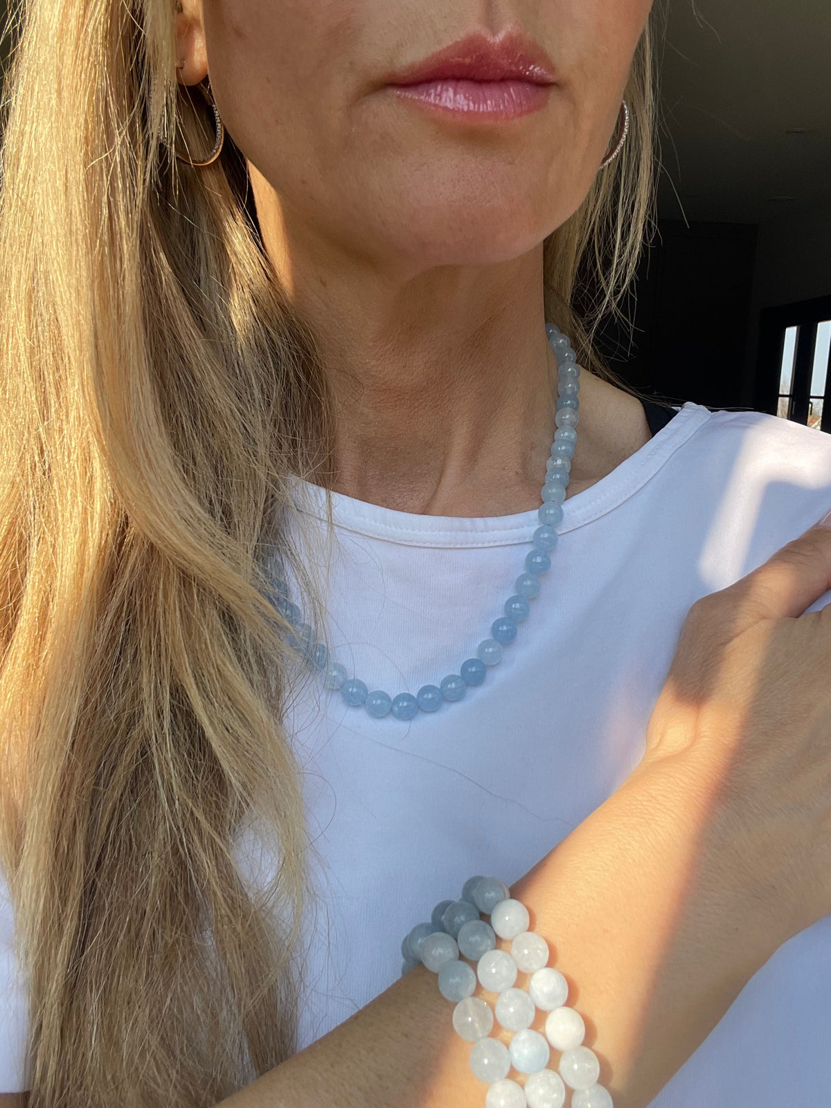 Collier Mary Ice blue