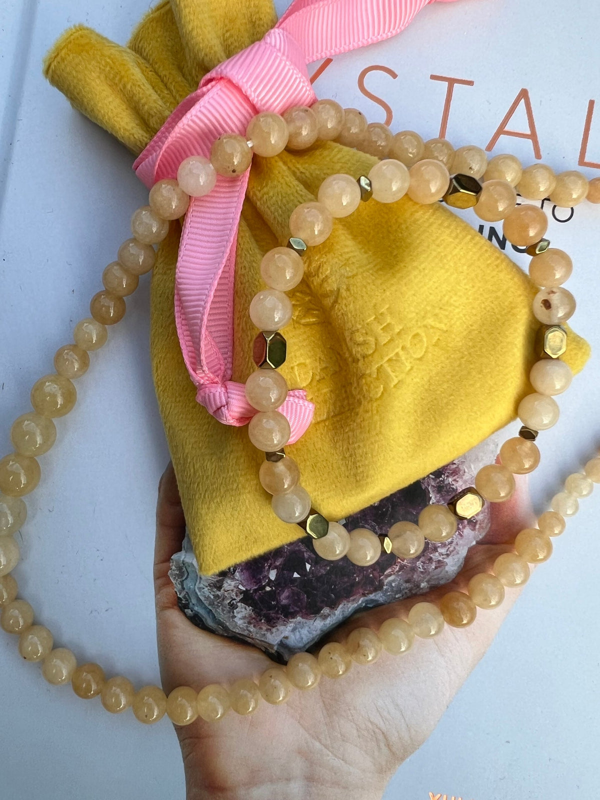 Set Collier/Bracelet Jasmin - Offre d'été