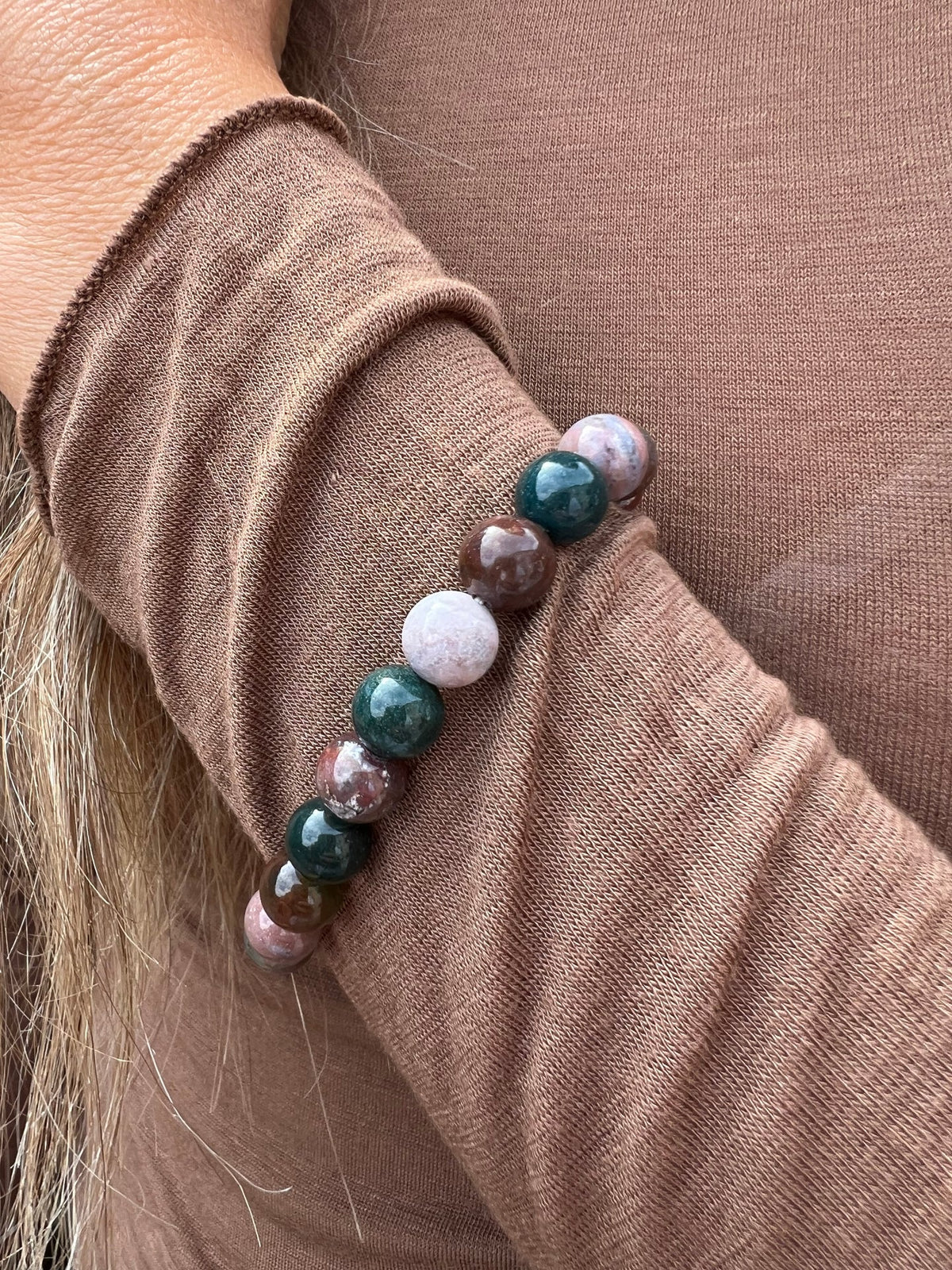 Bracelet Mary Emerald/Lavendel Mix