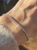 Bracelet tennis Palma avec zircones - plaqué rhodium
