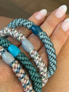Élastiques à cheveux Supreme Aqua - 4 pcs.