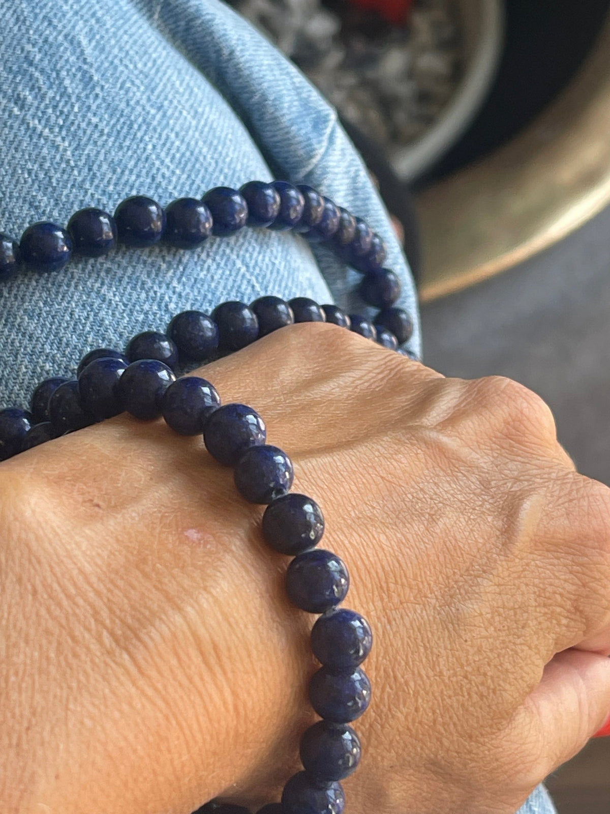 Collier Mary Navy