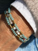 Bracelet Marika Aqua- Set de 3 pièces