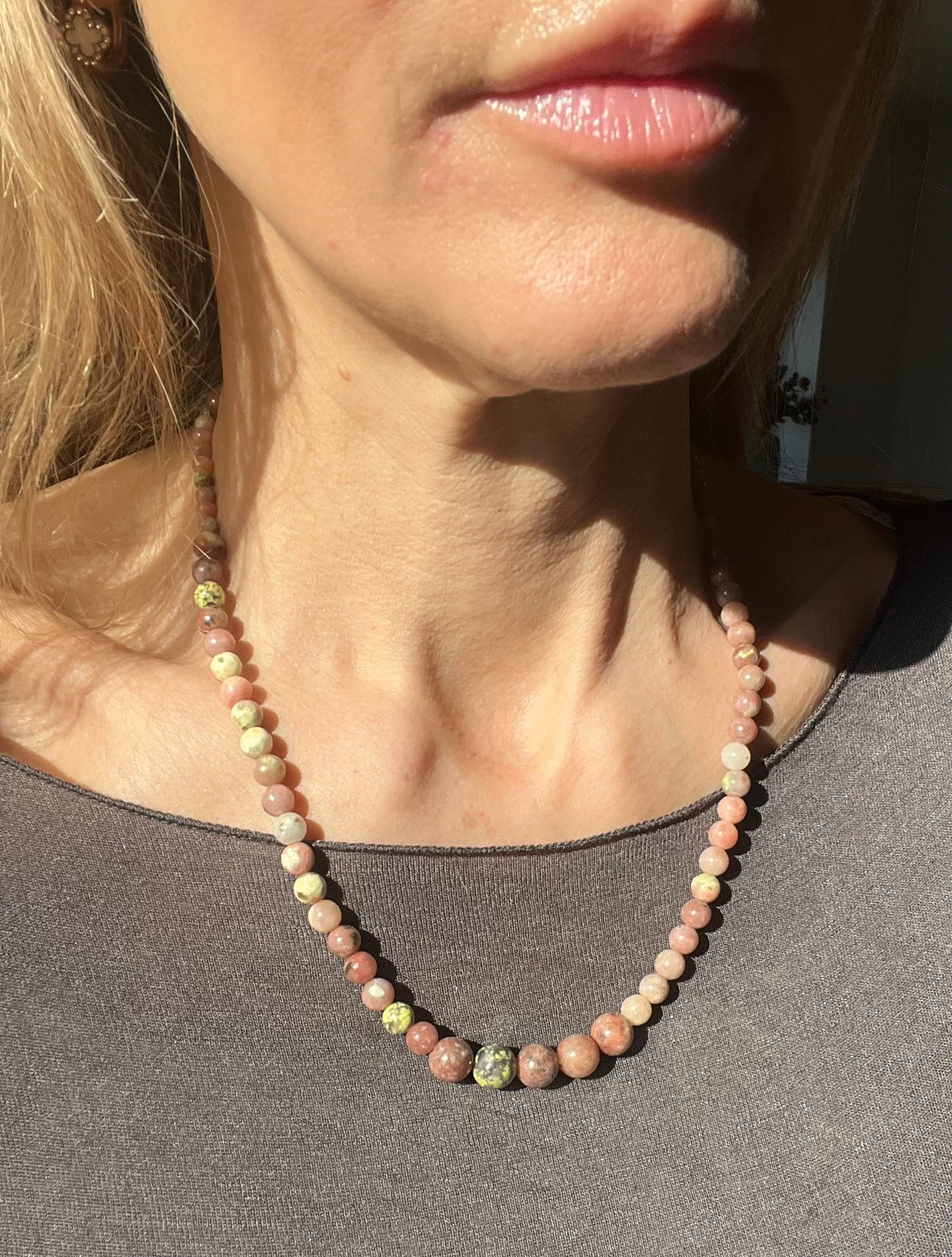 Collier Jasmin - Rose Naturelle