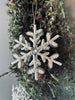 Décoration de Noël argent / blanc mix