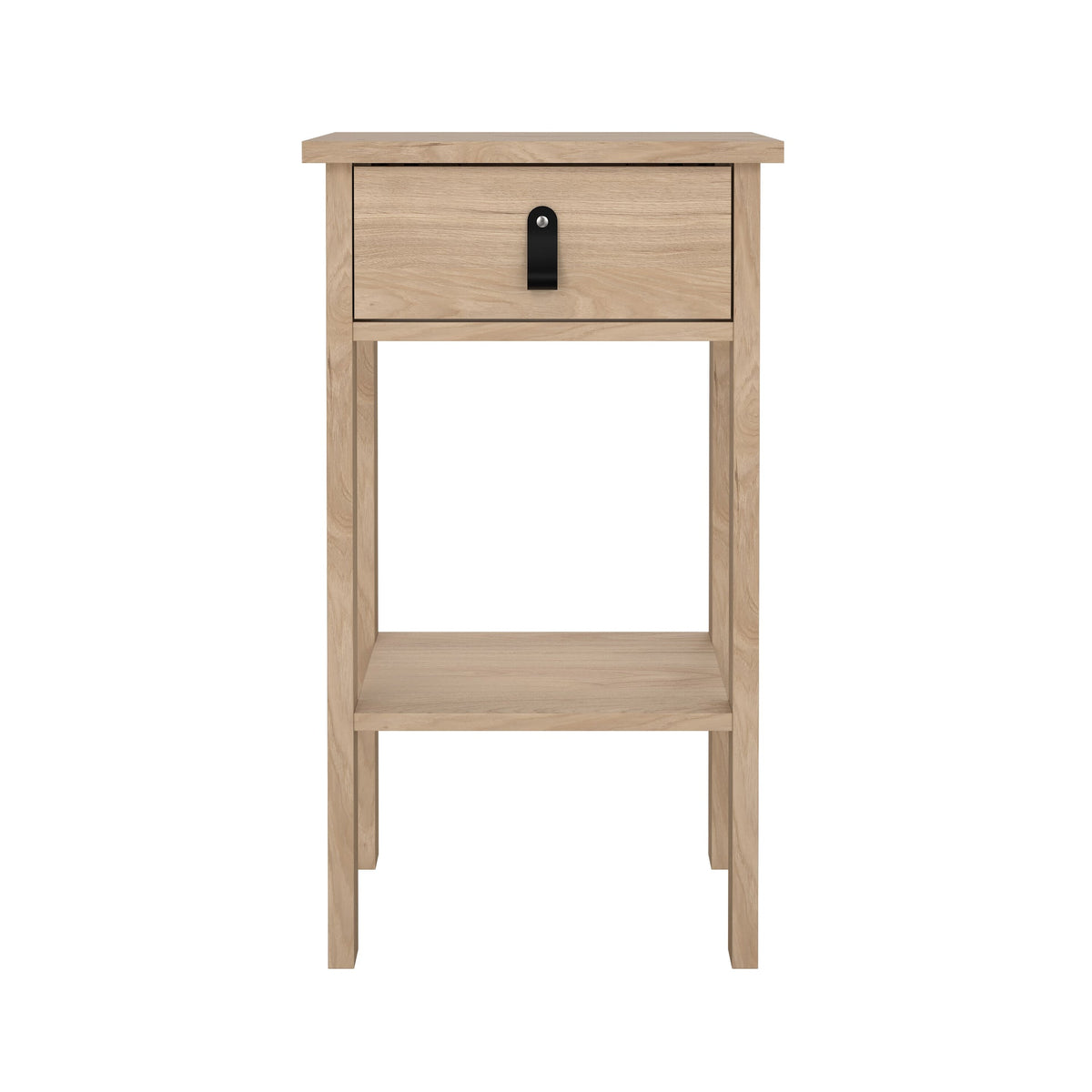 Table avec tiroir et étagère - Aspect bois