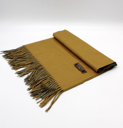 Foulard Moutarde réversible