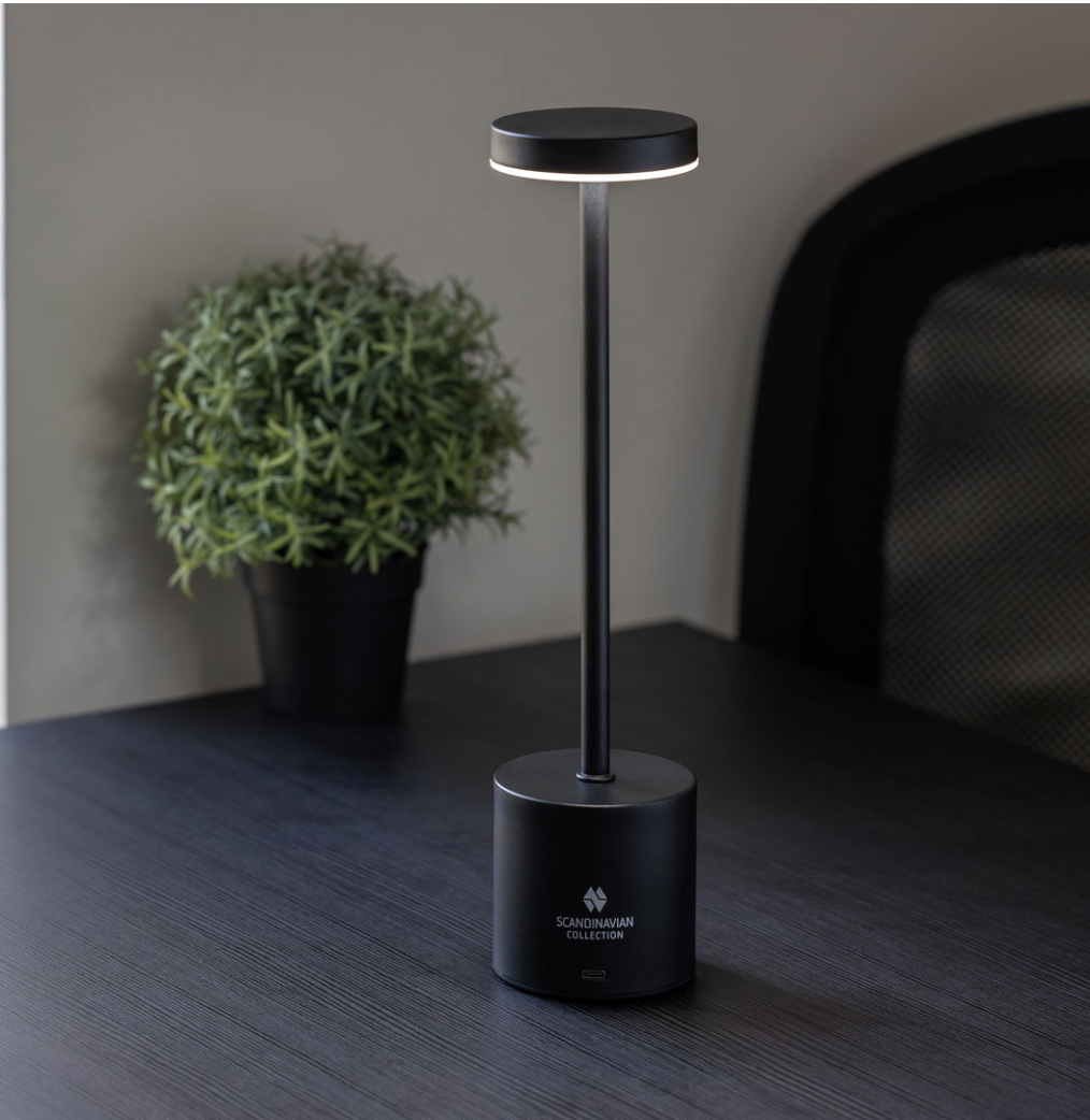Lampe de table Touch en noir