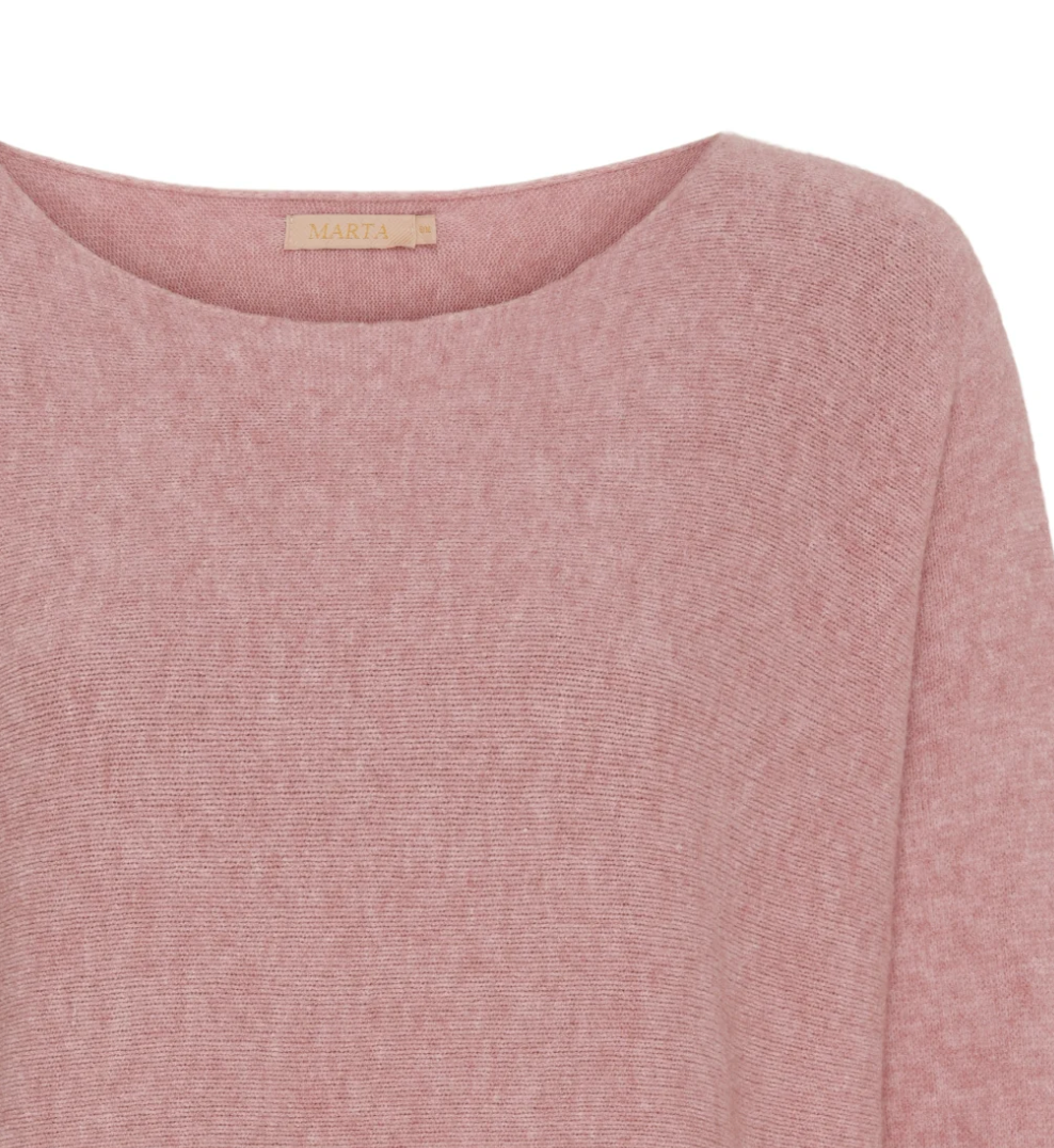 Pull Dagmar qualité ultra douce – Rose Ancien