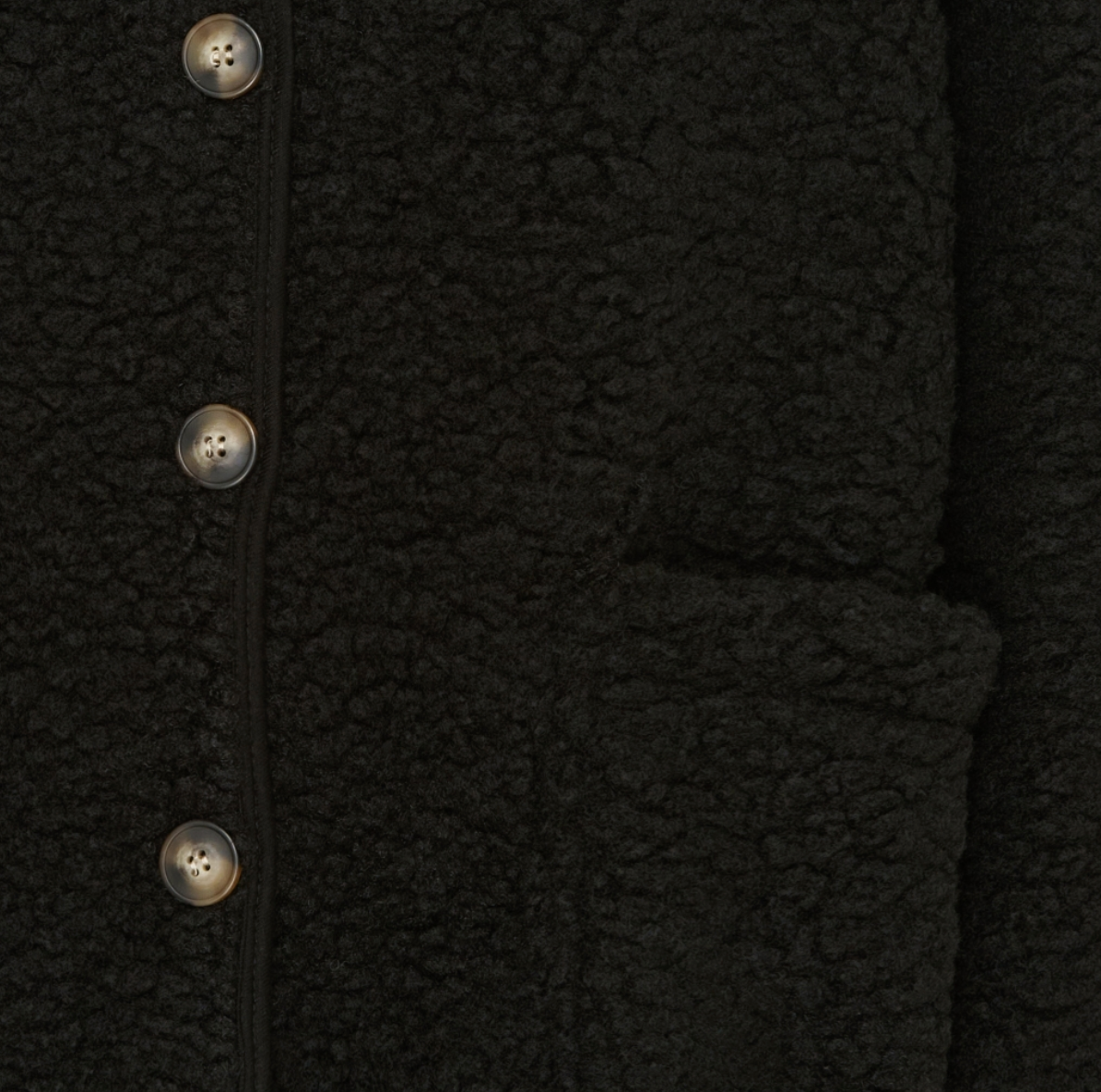 Veste Lucile Black teddy