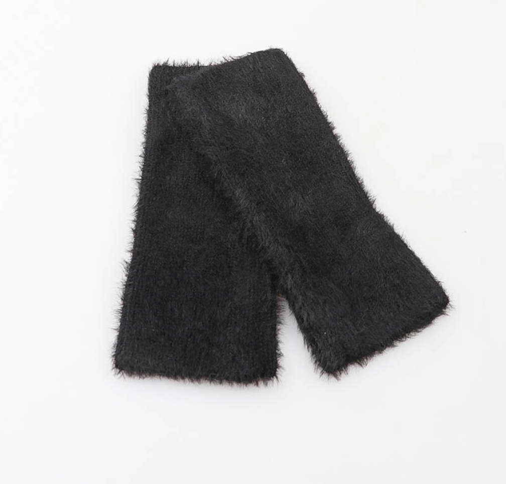 Gants - Peluche noire