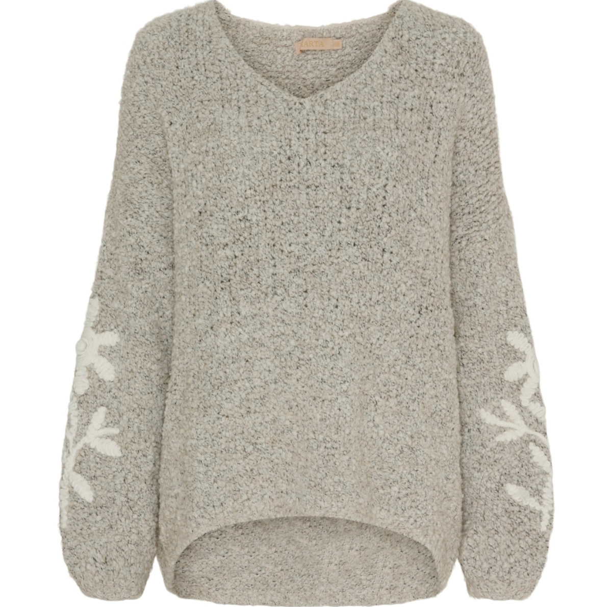 Pull en maille Almond chiné