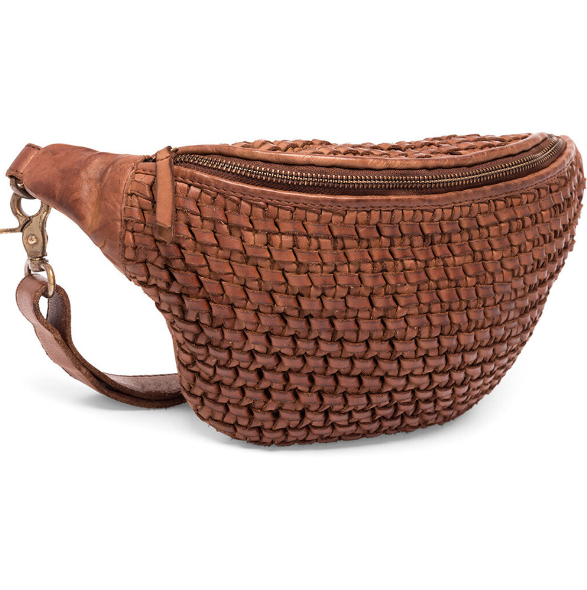 Bumbag Tressé Cognac