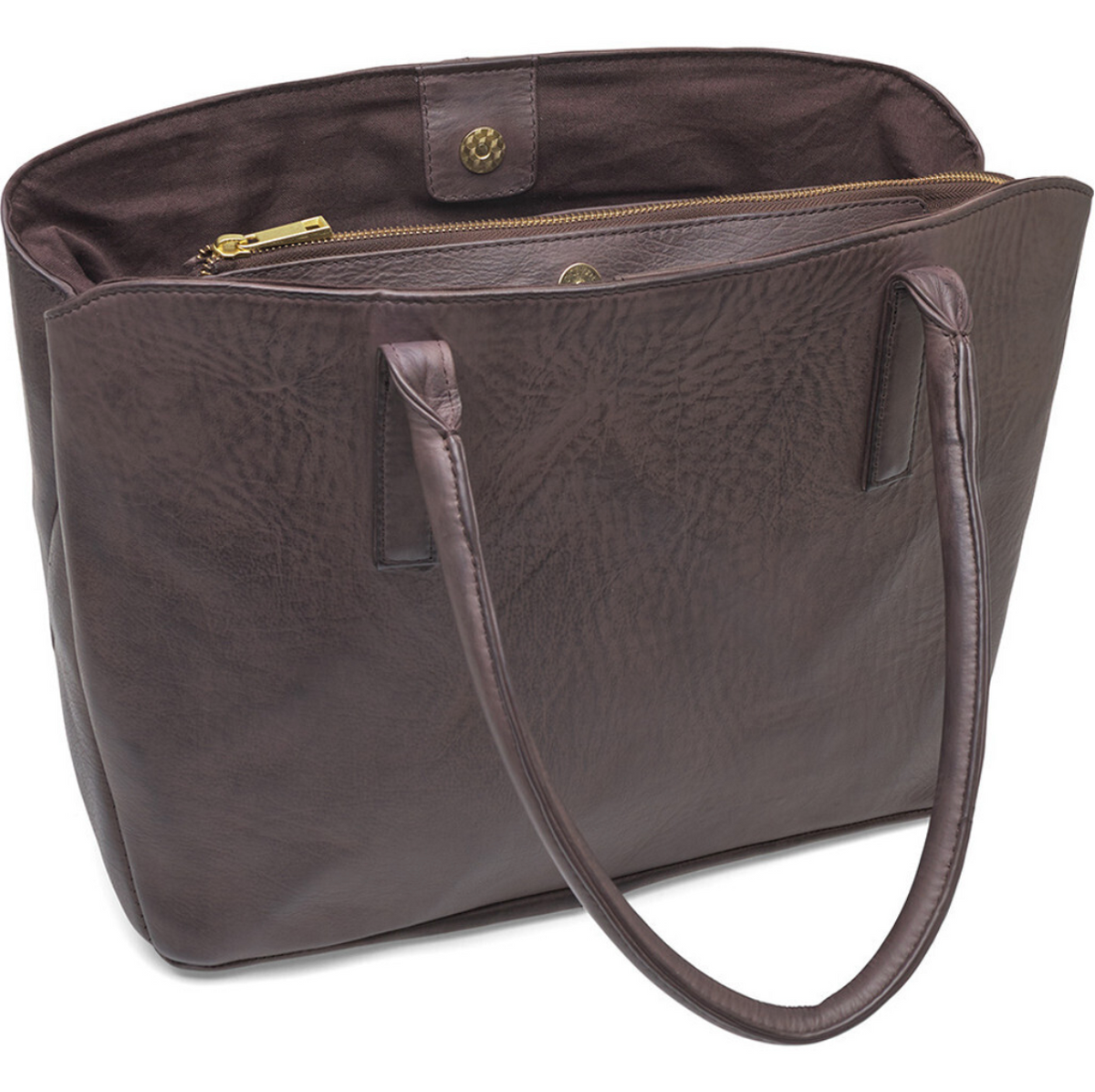 Sac de travail / shopper Brown  – Soft leather
