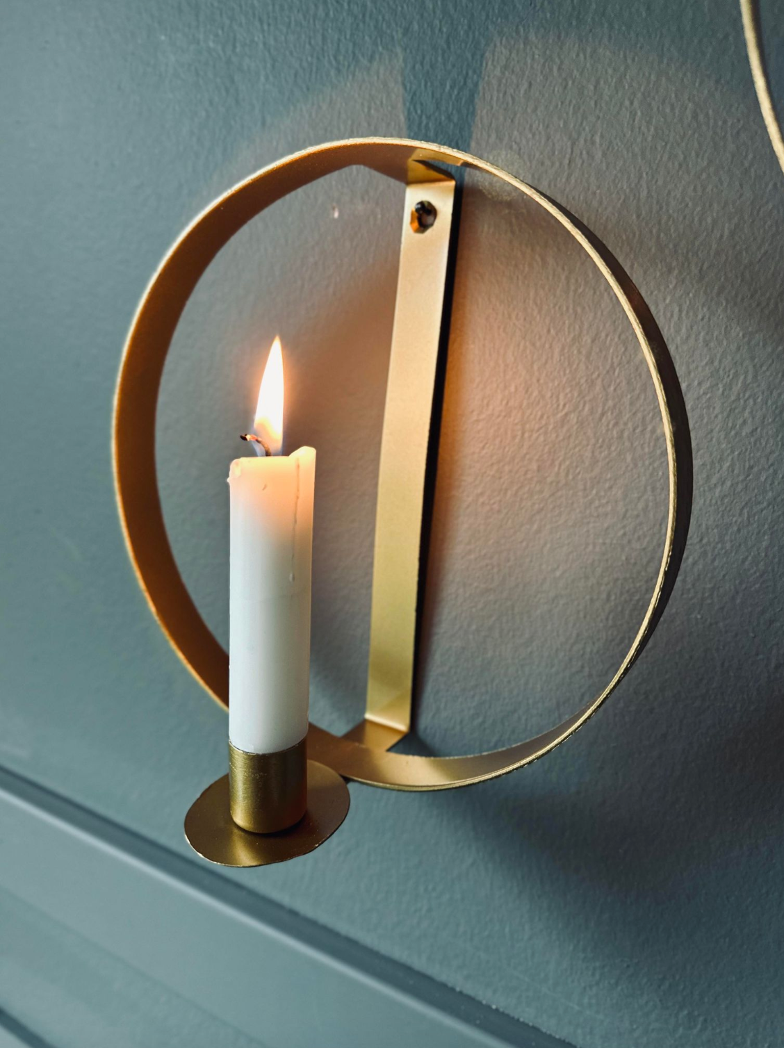 Anneau pour chandelles Gold - Lot de 2