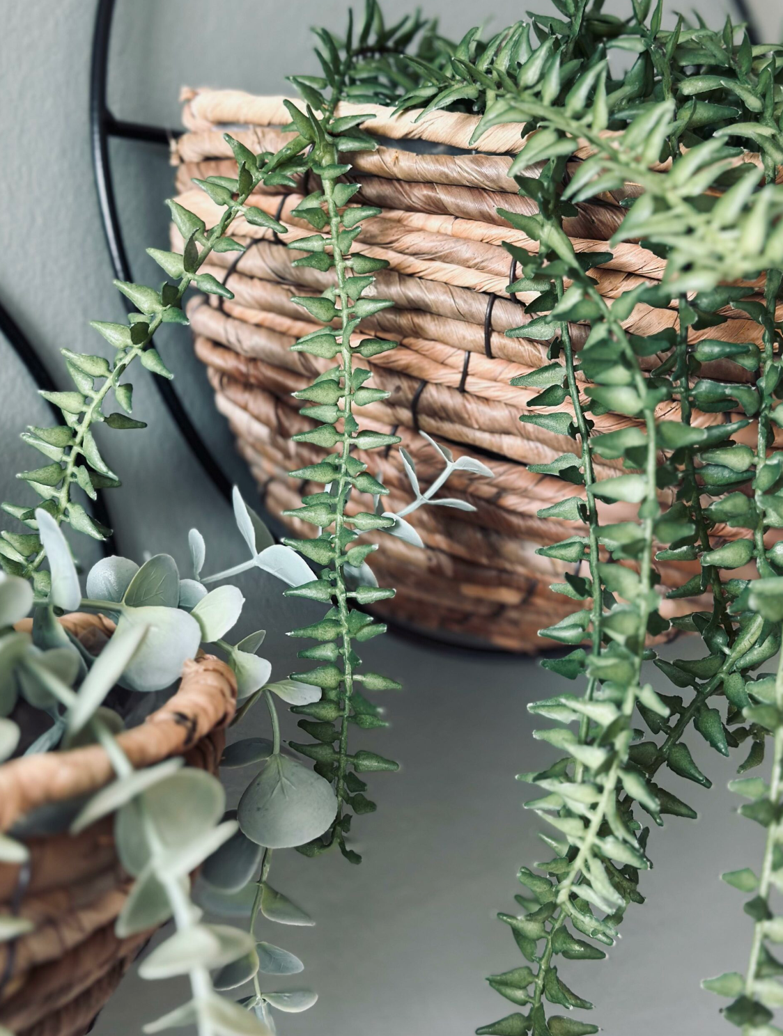 Corbeille à plantes en feuilles de bananier - Grande
