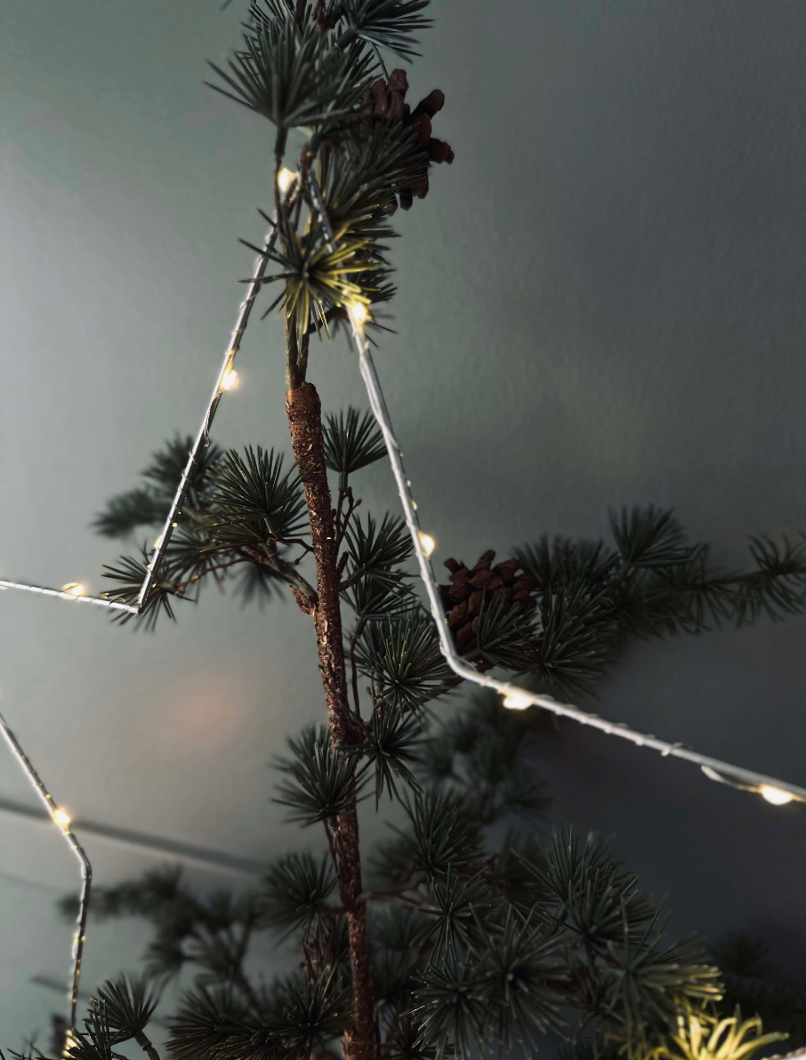 Étoile LED Argent 30 cm