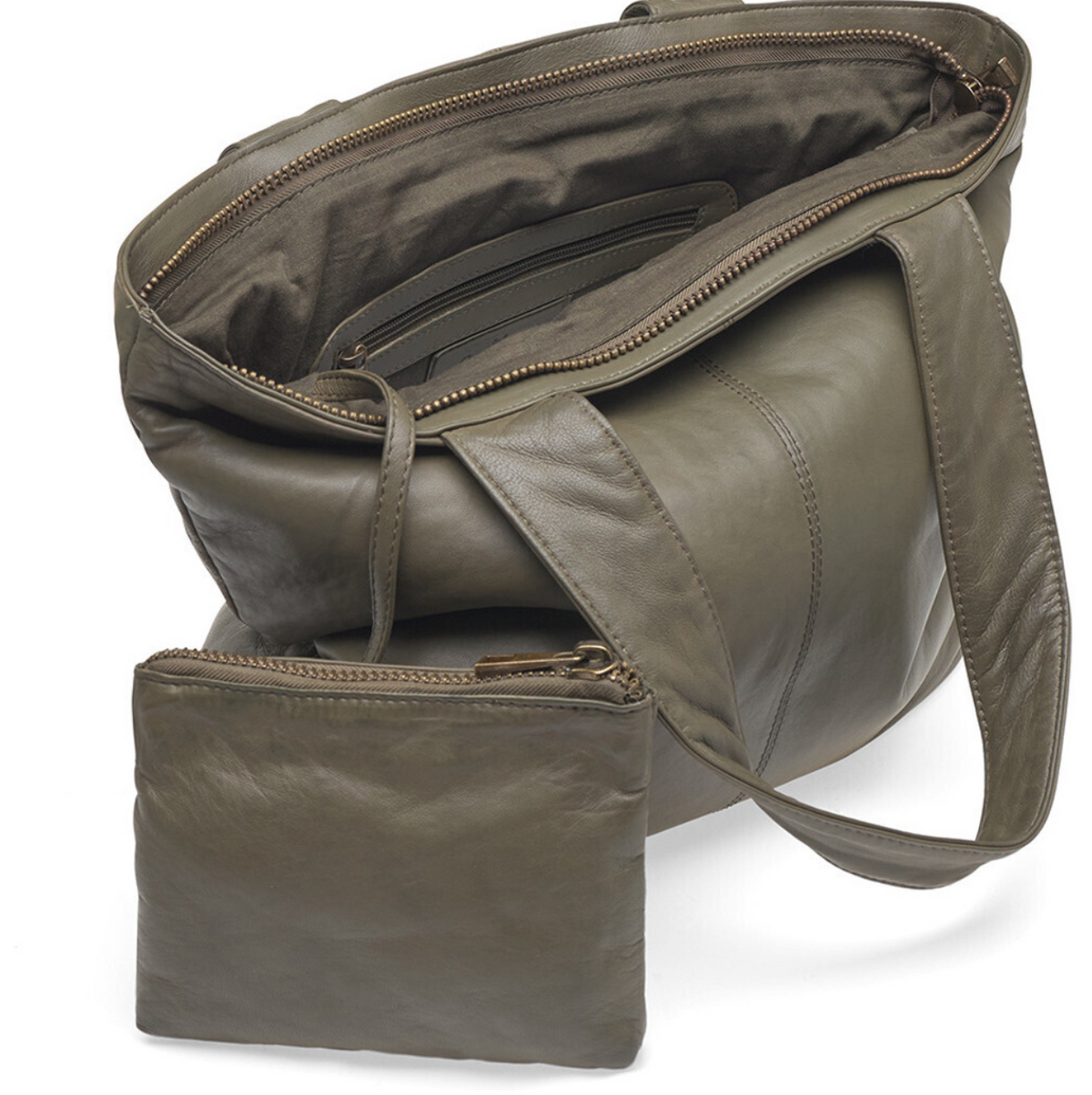 Shopper avec clutch MILLE - Army