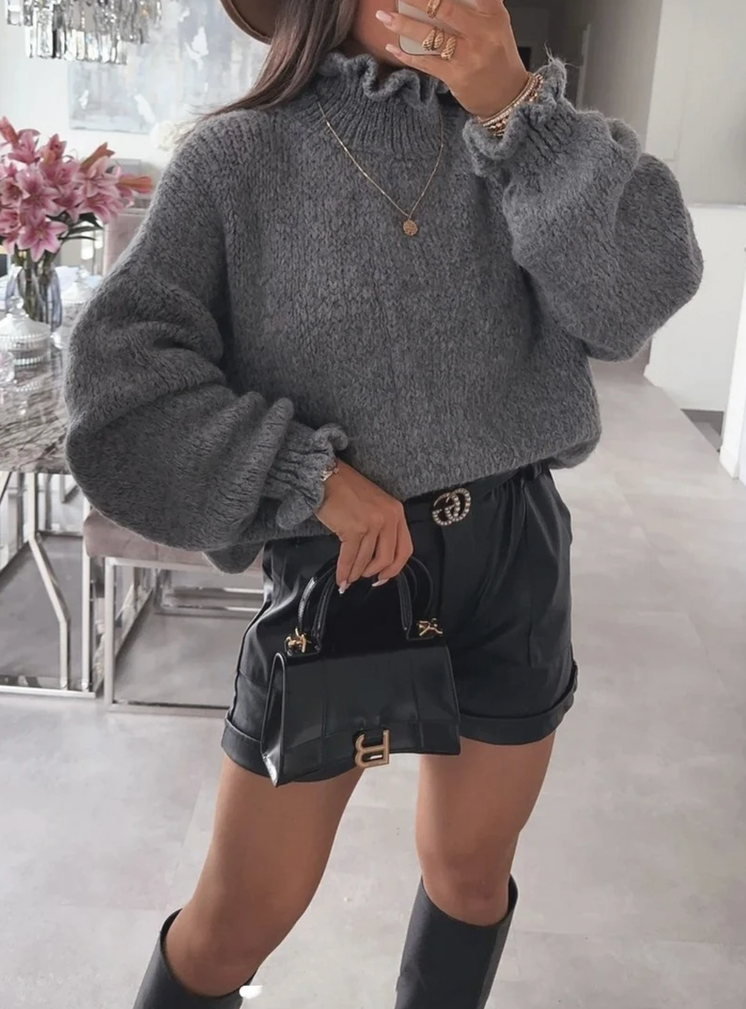 Pull Nina - Gris foncé
