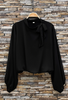 Blouse avec nœud - Black