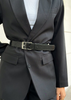 Ceinture Alba - Black Croco