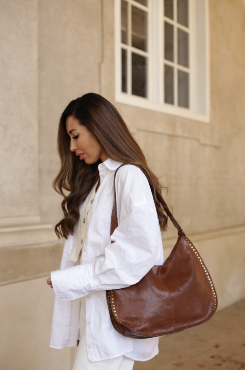 Sac bandoulière Celia Cognac