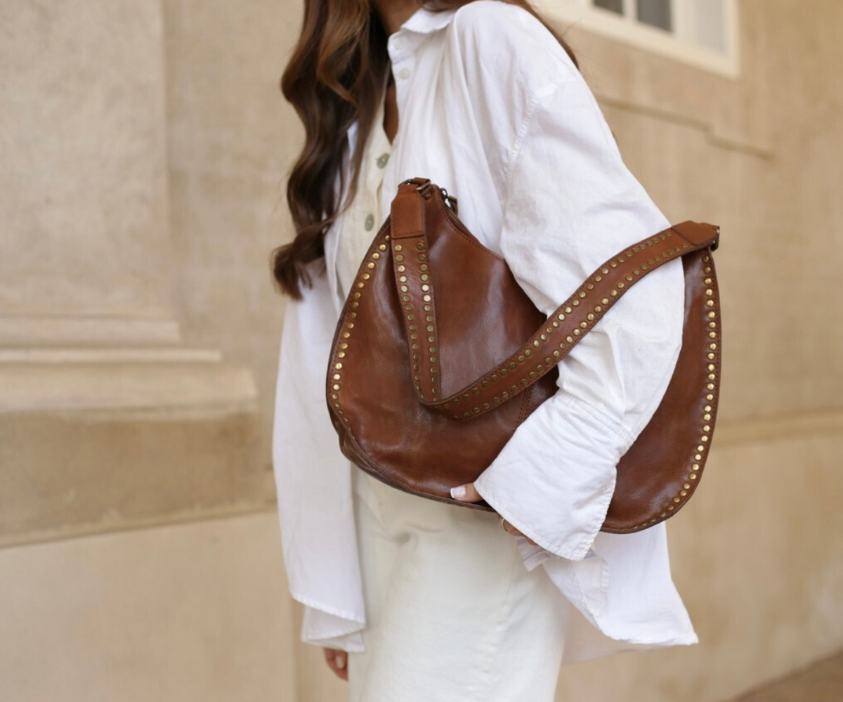 Sac bandoulière Celia Cognac