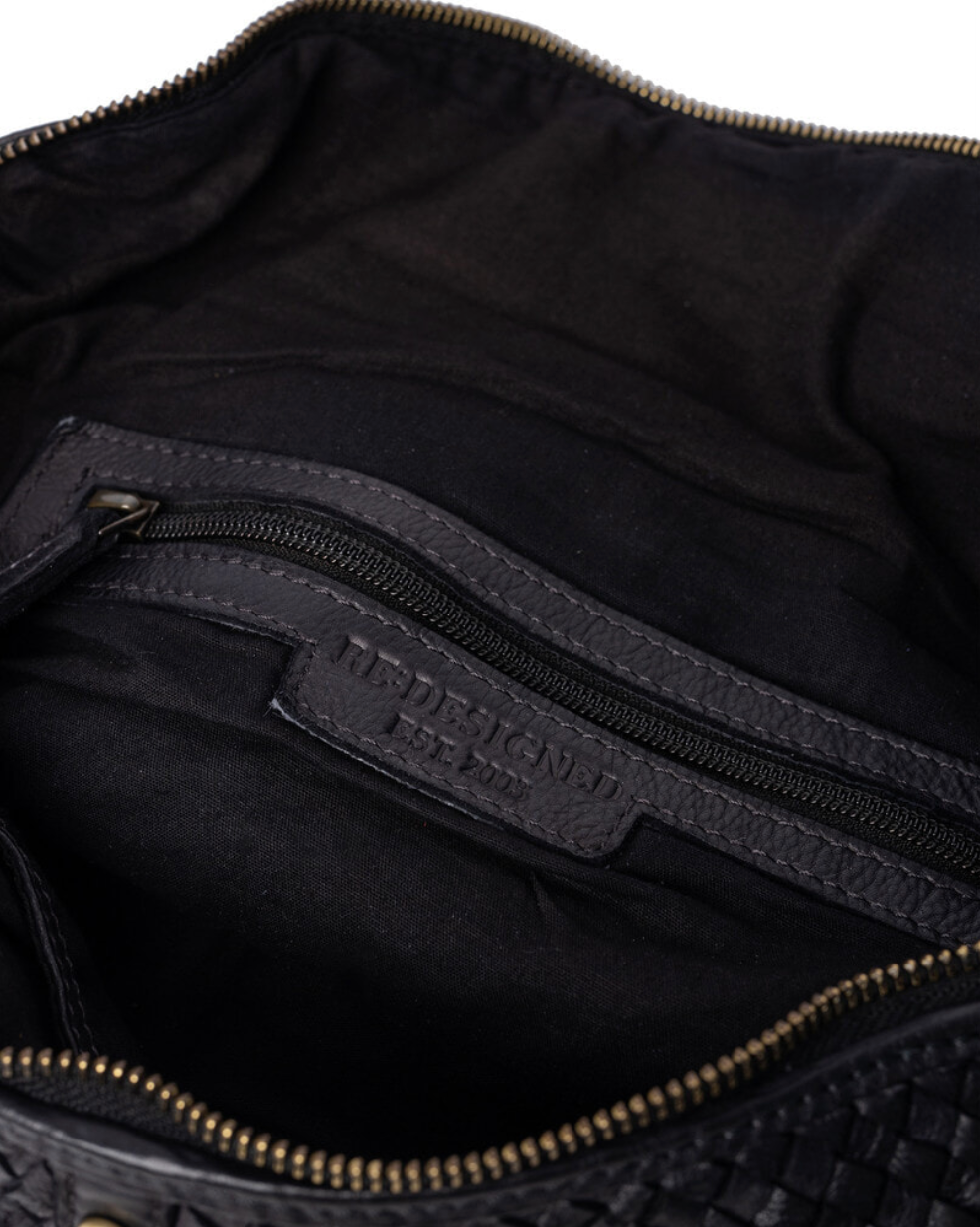 Bumbag JOMA tressée et ornée de clous - Black