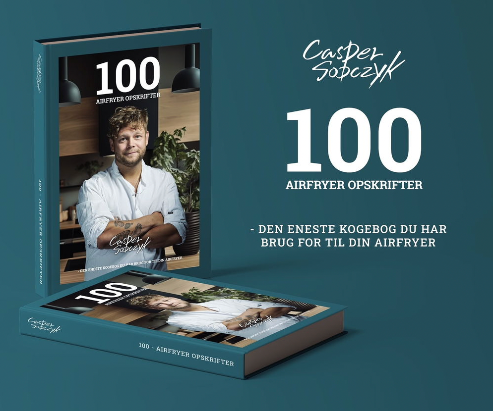 Livre de cuisine avec 100 recettes pour airfryer