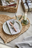 Set de table en jute - Cœur