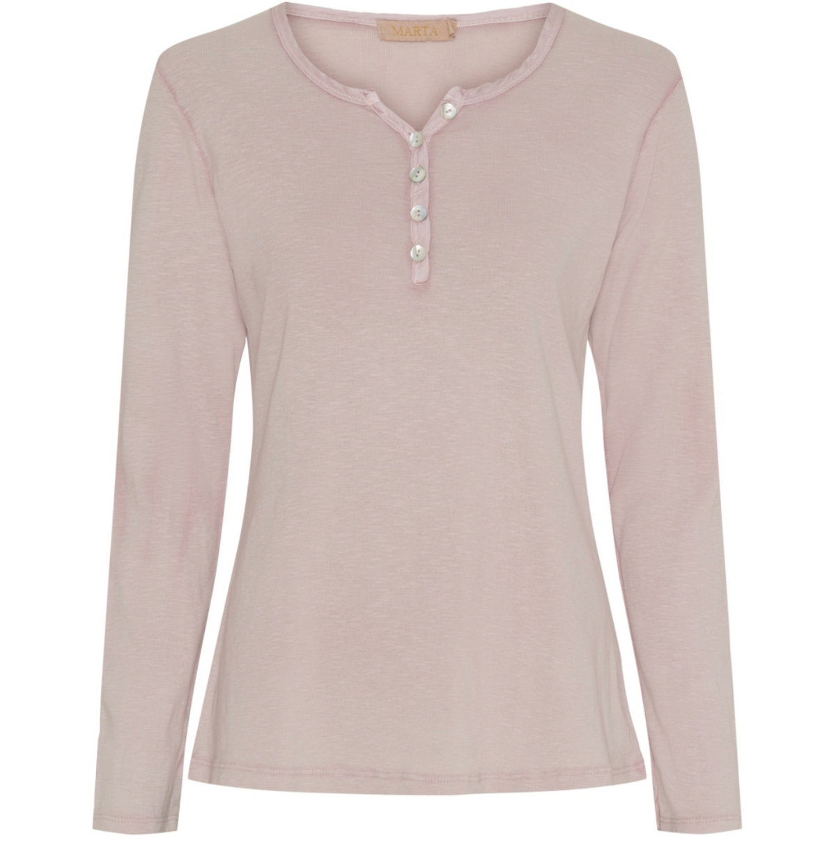 Blouse basique avec boutons – Rose