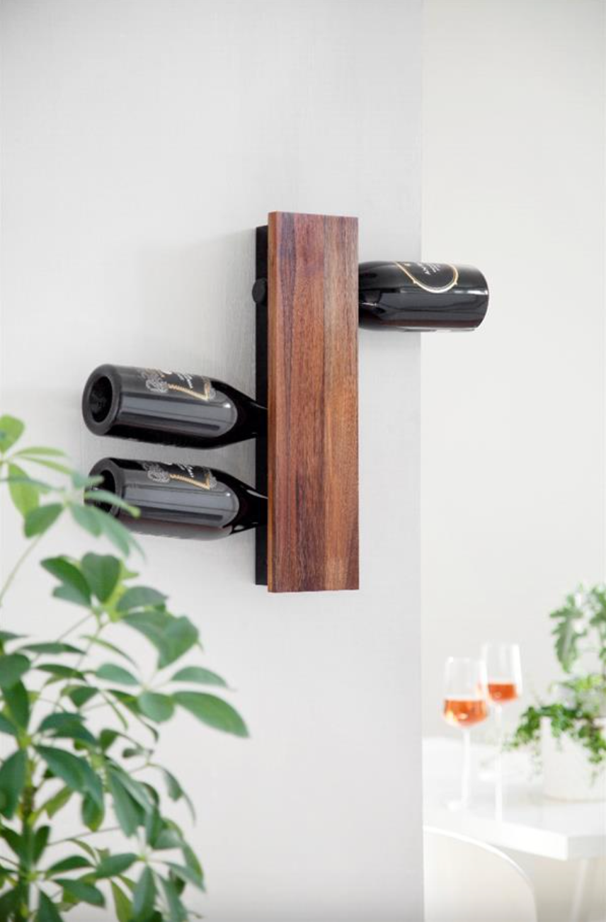 Casier à vin pour 8 bouteilles - Walnut