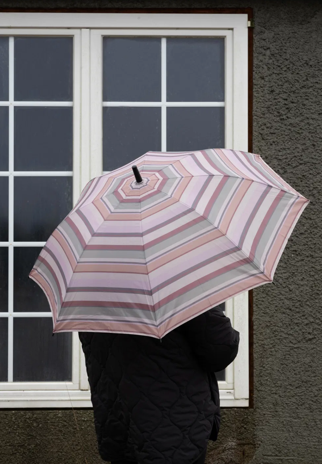 Parapluie à rayures