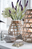 Vase tressé