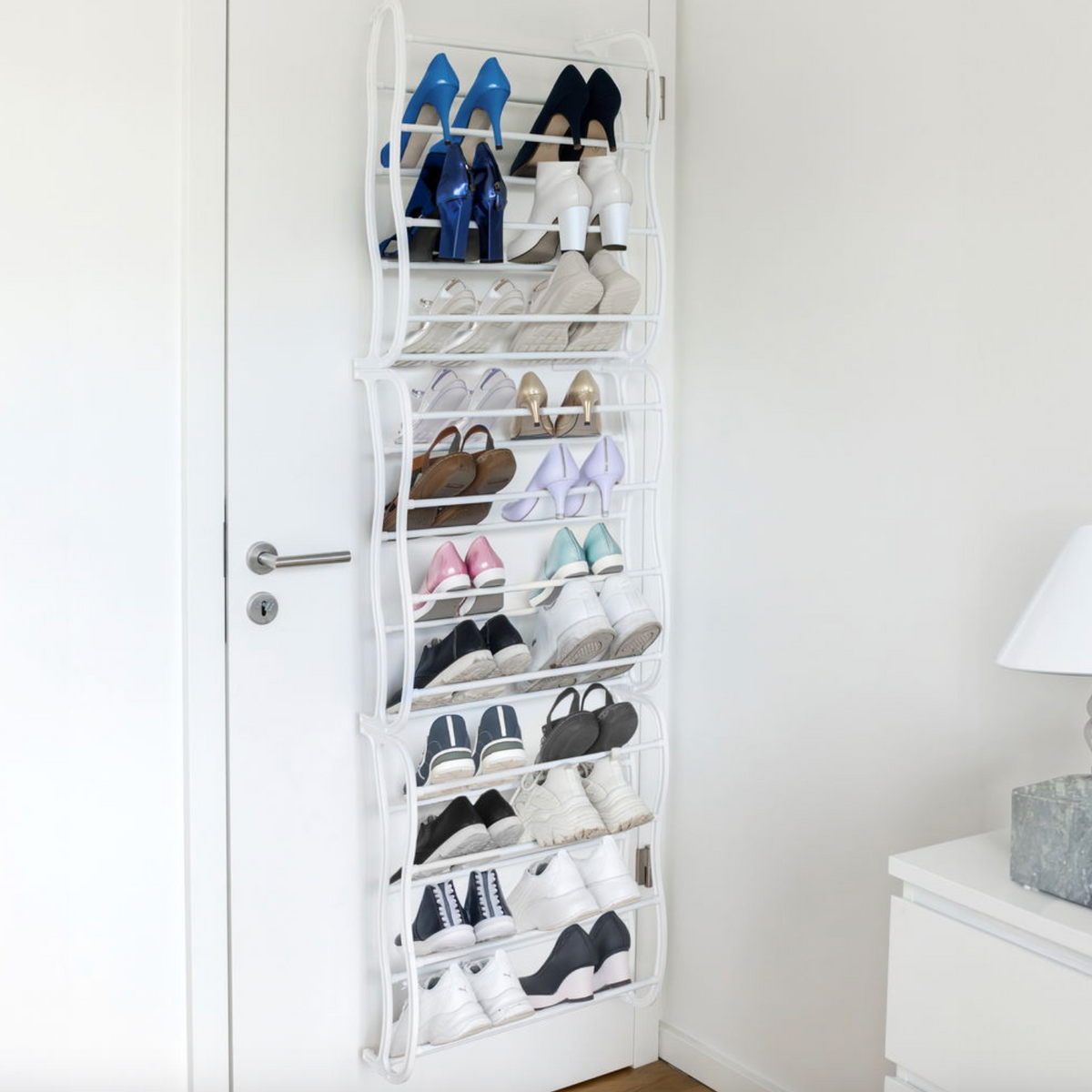 Étagère à chaussures à suspendre à la porte