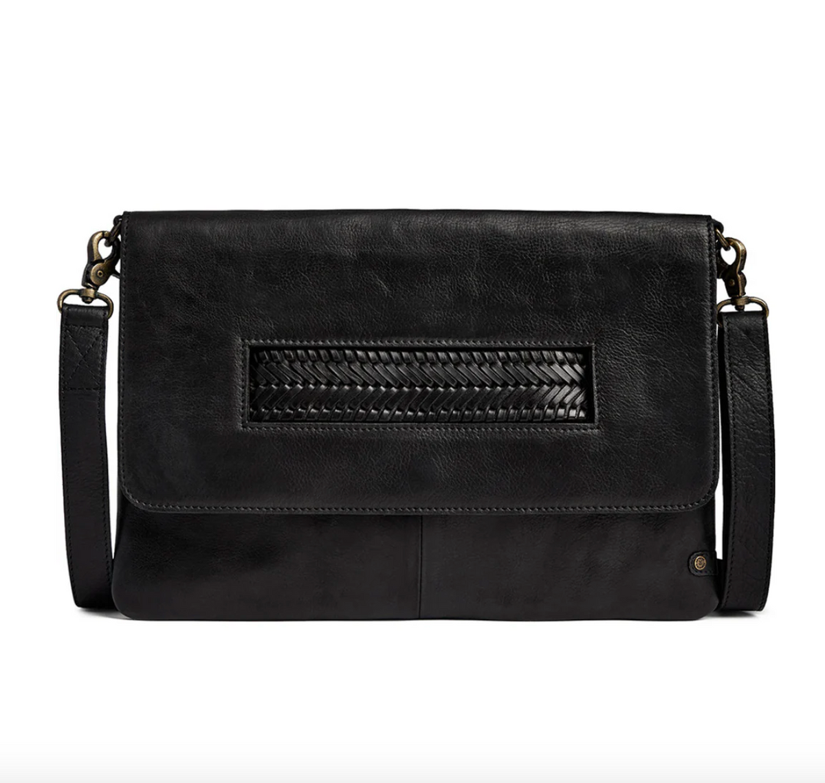 Clutch oversize Luminino black