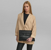 Clutch oversize Luminino black