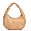 Élégant sac bandoulière tressé à la main - Sable