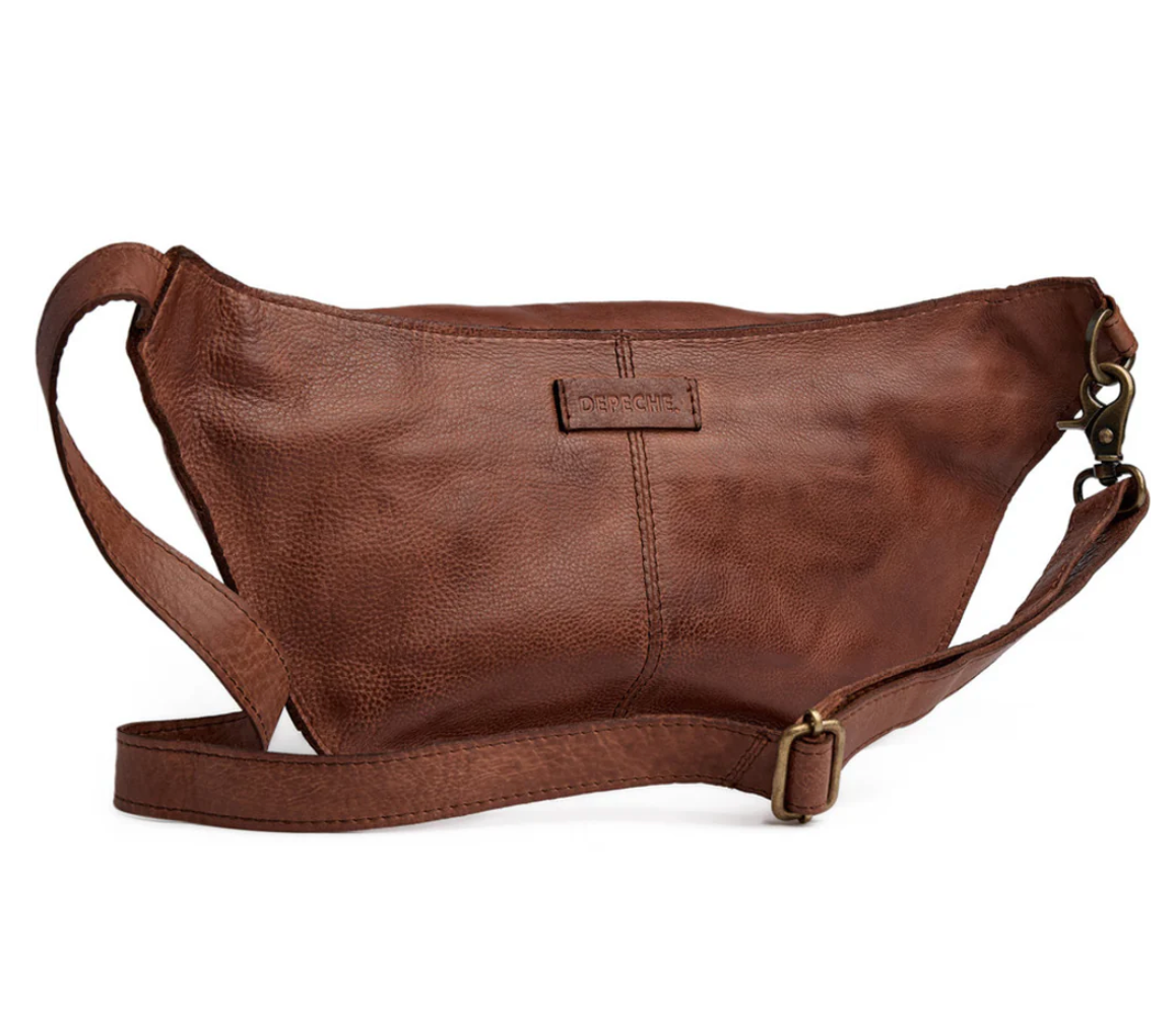 Sac banane Taya Cognac