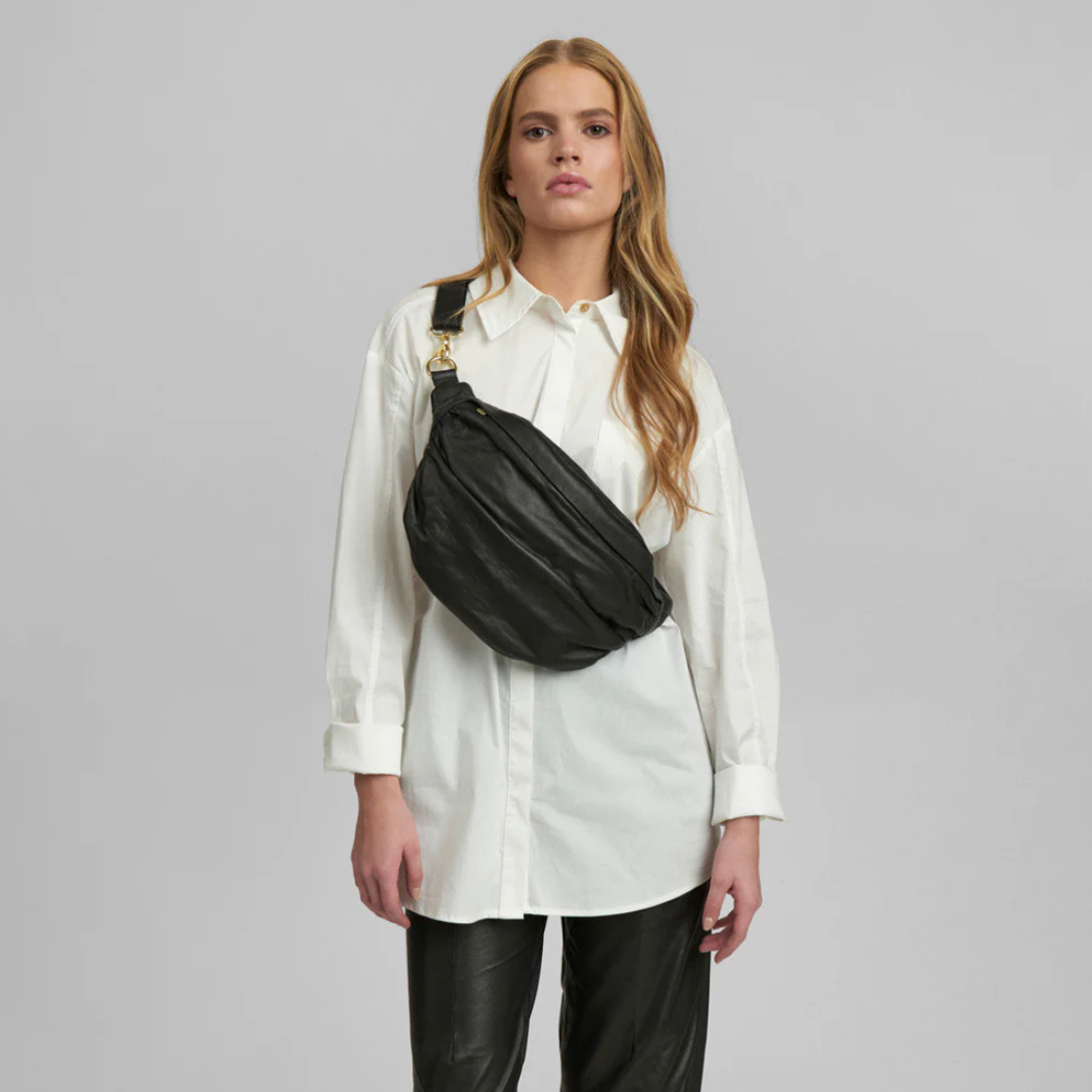 Bumbag Nero - Cuir ultra doux