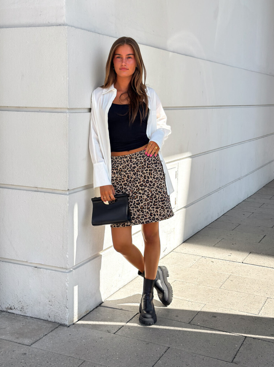 Jupe Jane Léopard