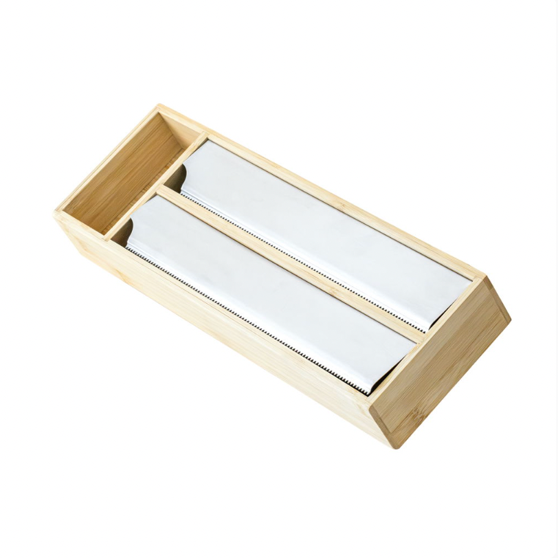 Coupe-film double en bambou