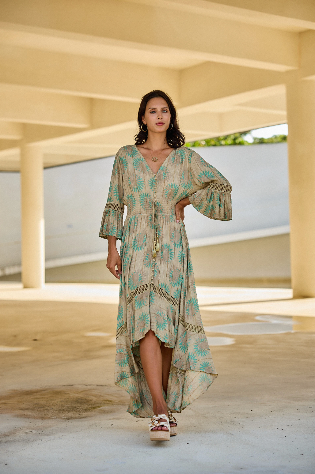 Robe Boho Coral