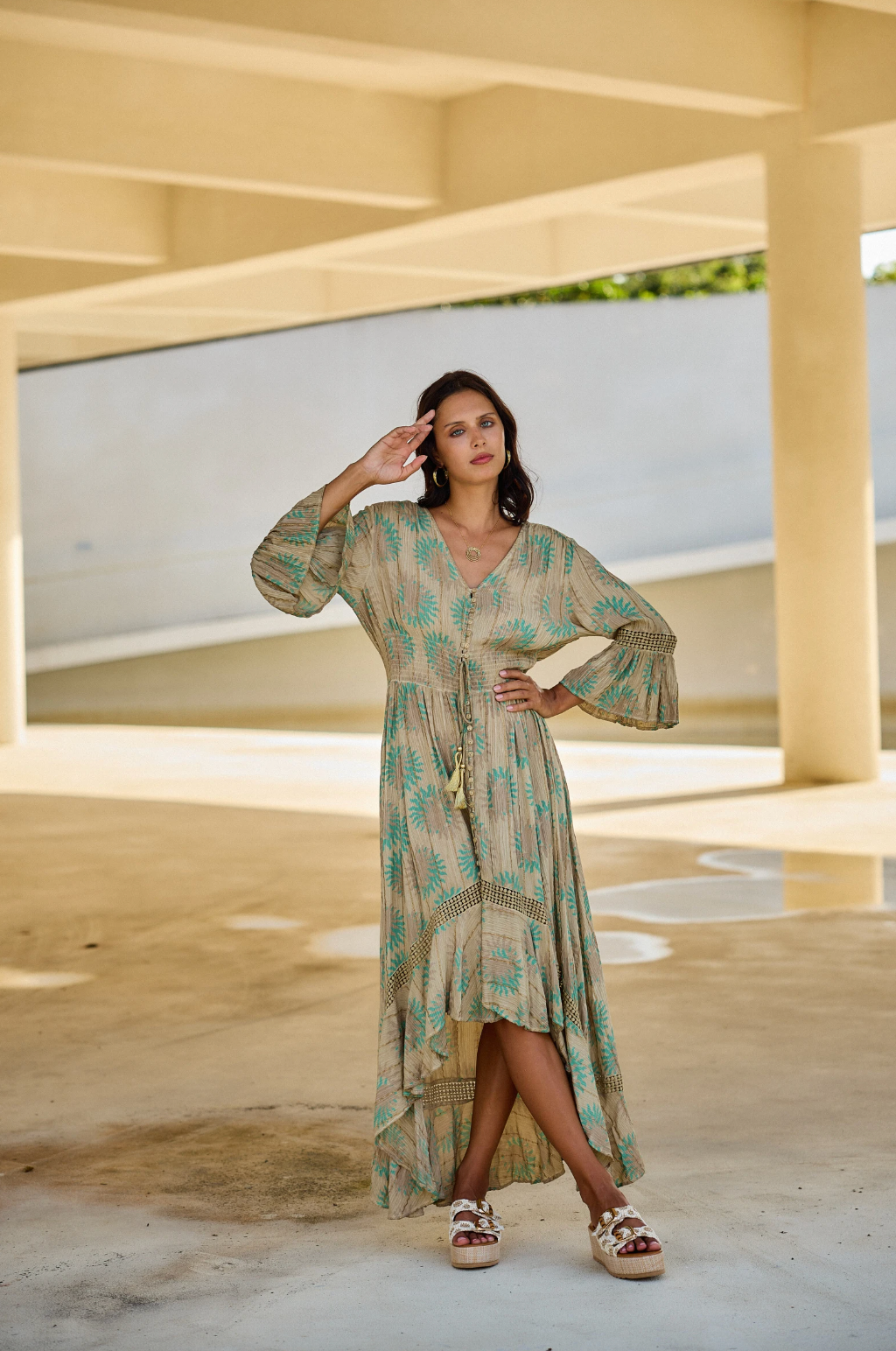 Robe Boho Coral