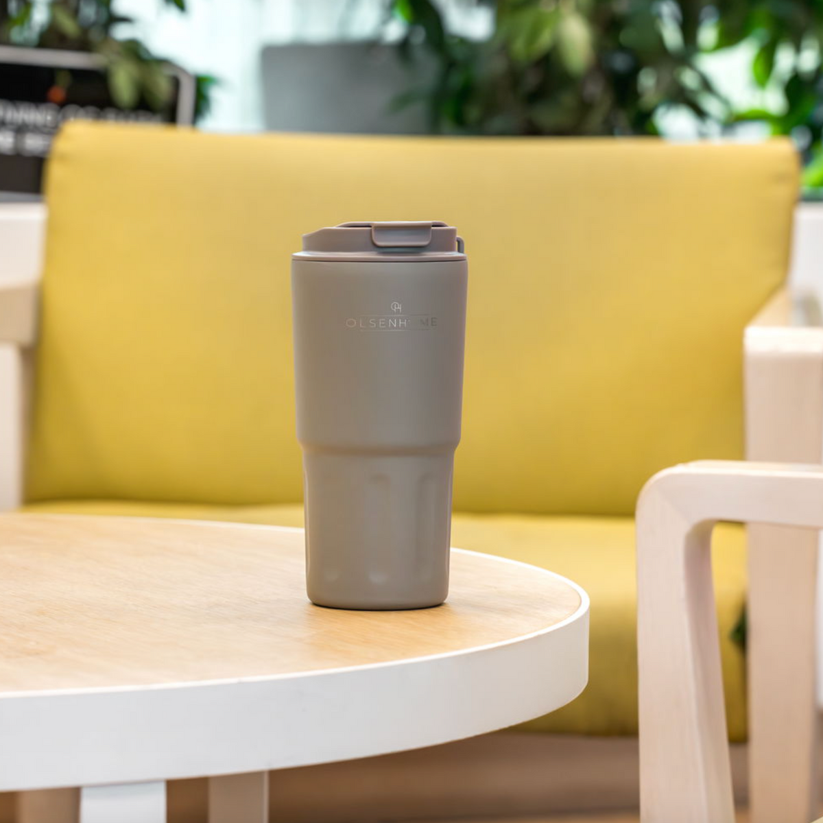 Tasse isotherme marron - 600 ml.
