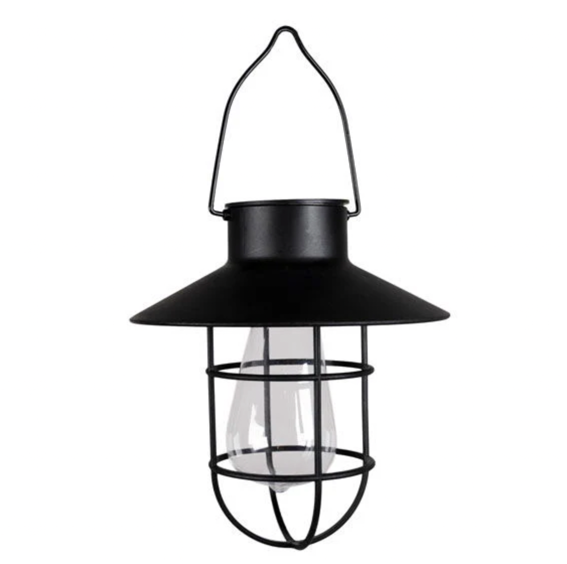 Lampe solaire à suspendre - Noir