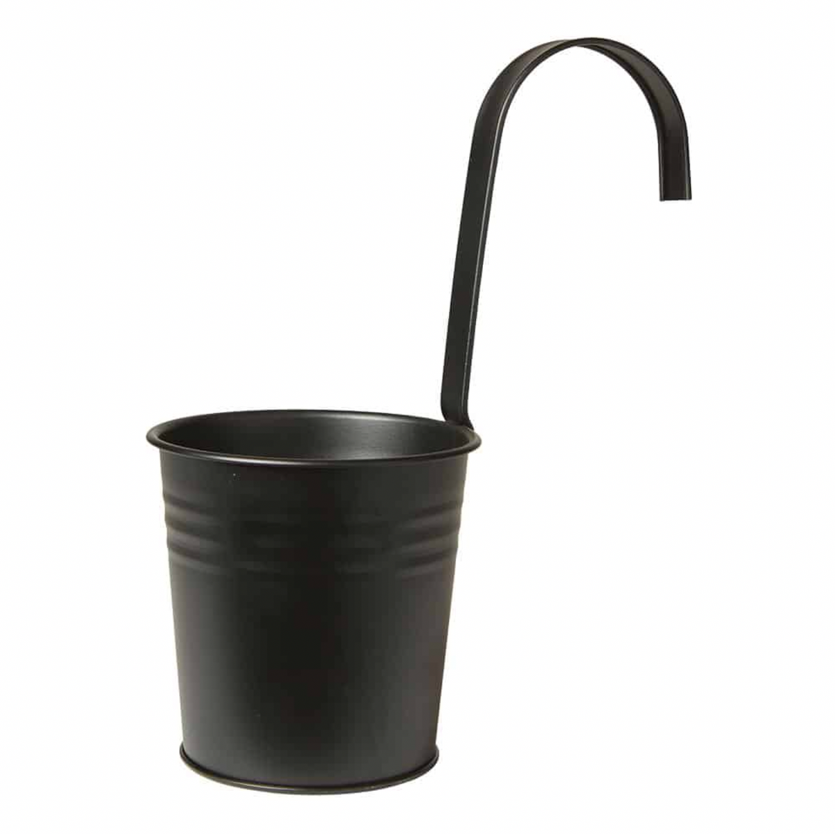 Cache-pot avec anse - Noir