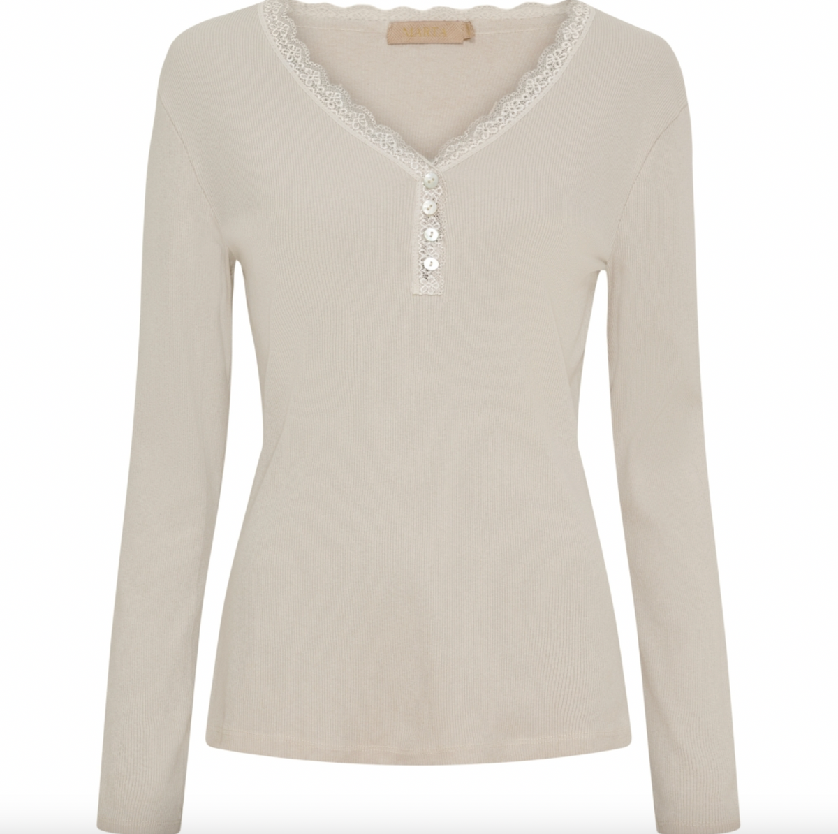 Blouse Masha avec boutons - Beige
