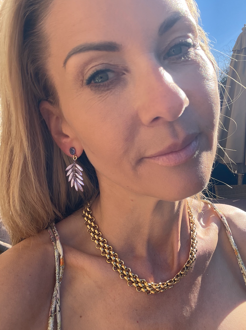 Boucles d’oreilles Feather - Lavande